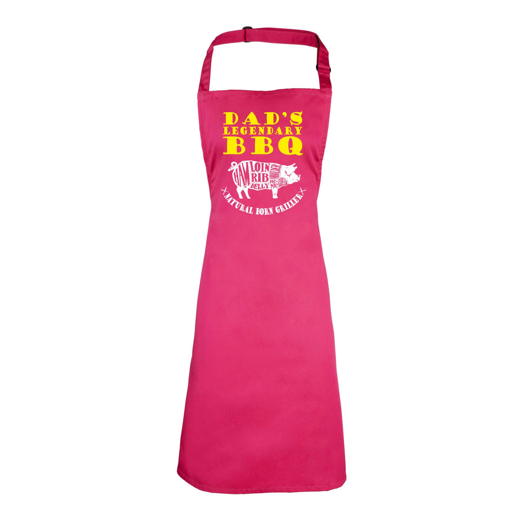 BBQ Premier Unisex Apron Many Have Eaten Here Cooking Fun Denim Kitchen 