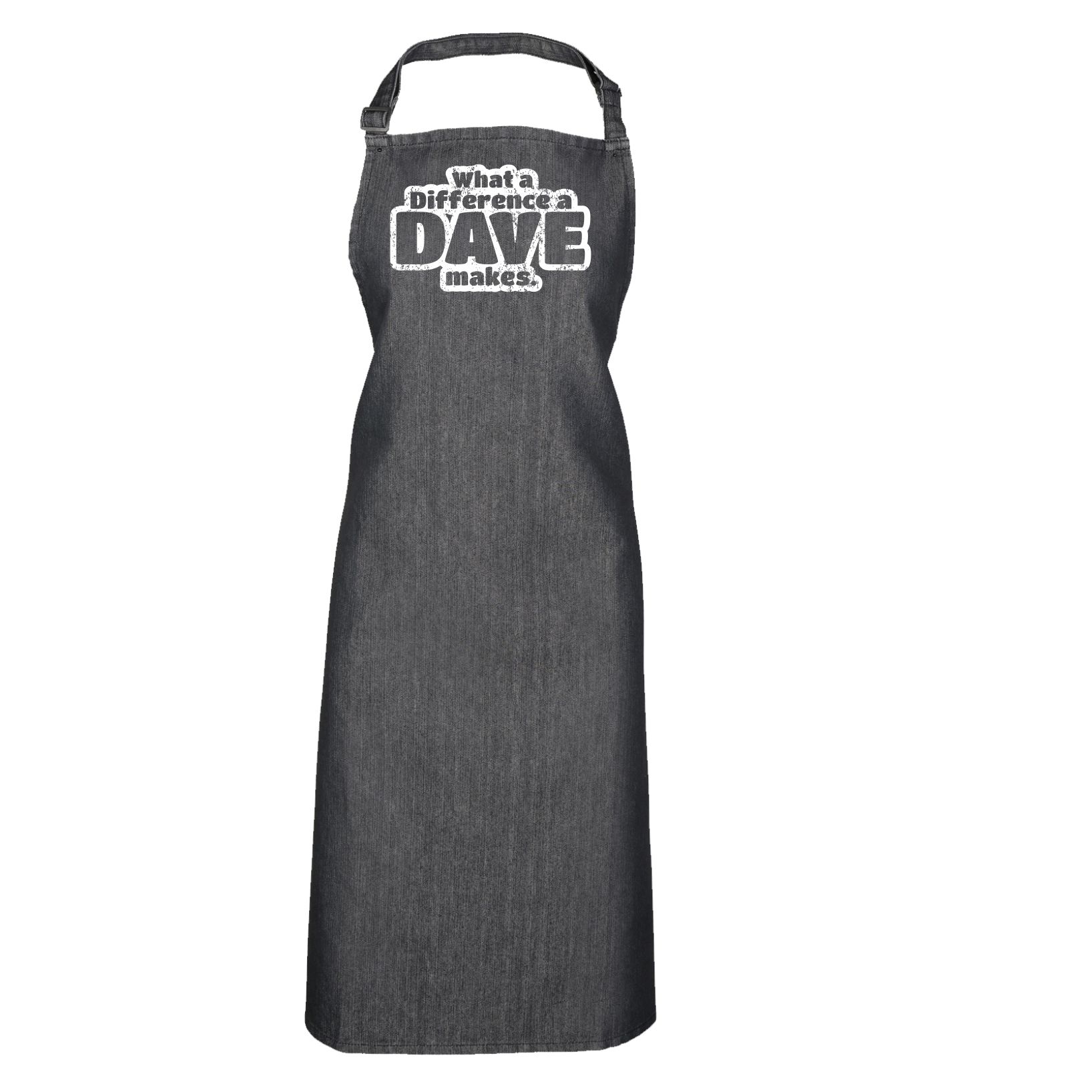 What A Difference A Dave Makes Funny Novelty Apron Kitchen Cooking 