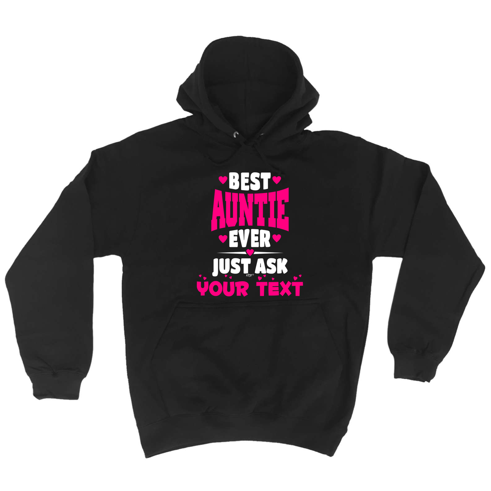 Divertida Sudadera con Capucha Mejor Tía Pregunta Tu Texto Broma Cumpleaños Camiseta Regalo Novedad SUDADERA CON CAPUCHA - Imagen 4 de 17