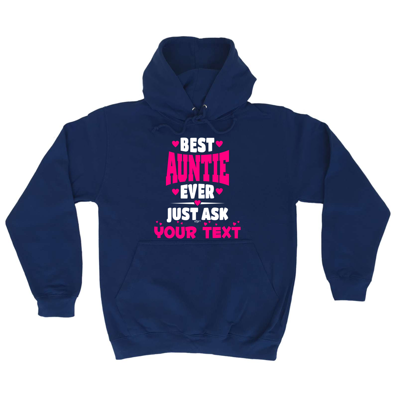 Divertida Sudadera con Capucha Mejor Tía Pregunta Tu Texto Broma Cumpleaños Camiseta Regalo Novedad SUDADERA CON CAPUCHA - Imagen 2 de 17