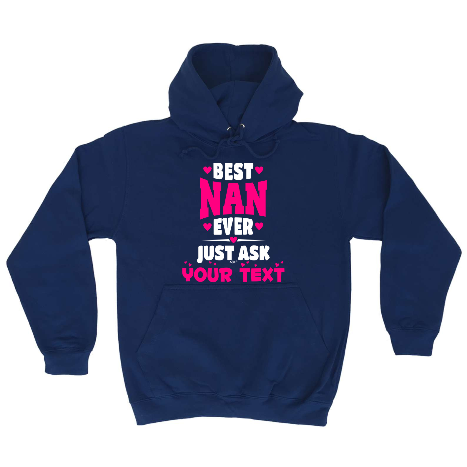 Divertida Sudadera con Capucha Best Nan Ask Your Text Broma Camiseta Regalo Novedad SUDADERA CON CAPUCHA - Imagen 2 de 17