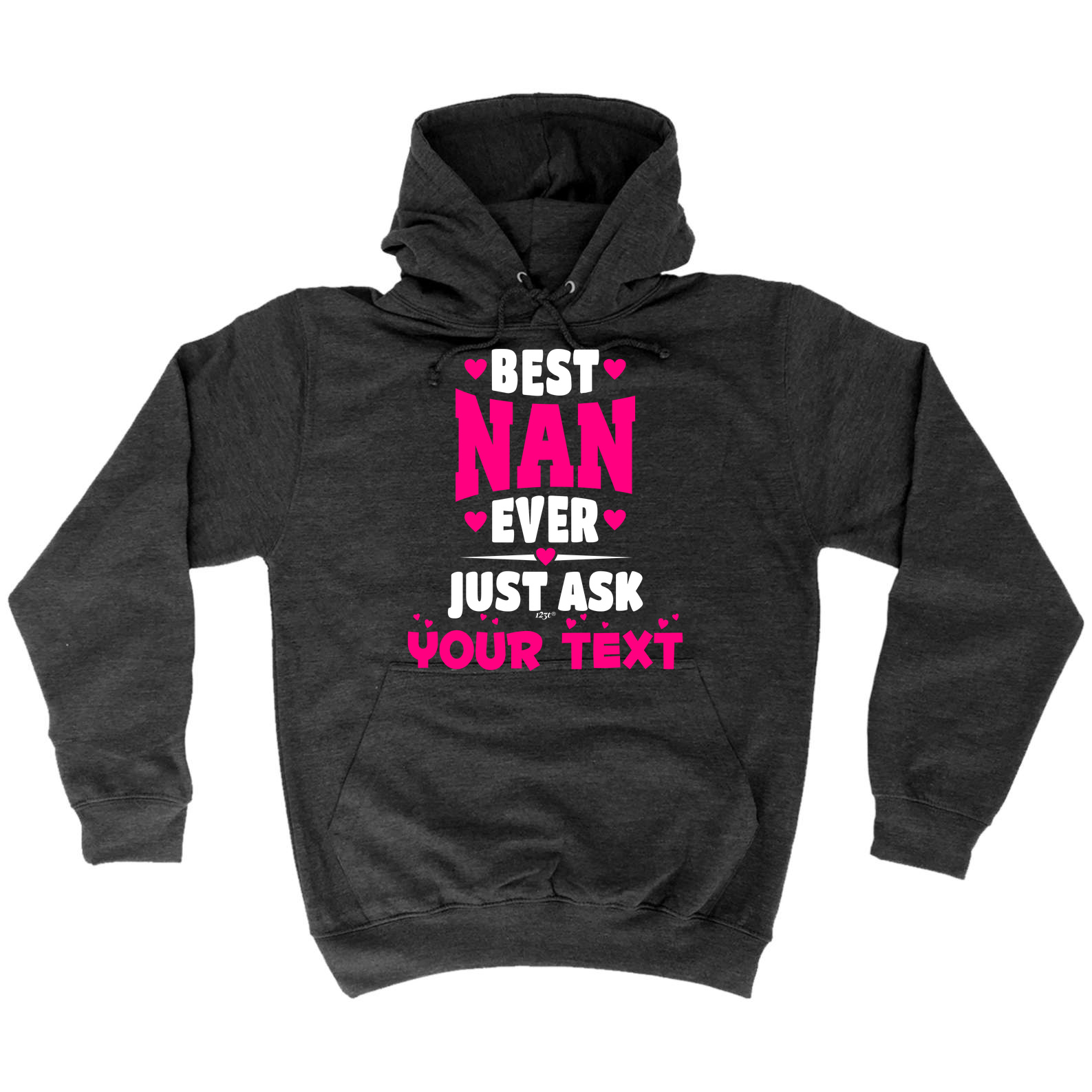 Divertida Sudadera con Capucha Best Nan Ask Your Text Broma Camiseta Regalo Novedad SUDADERA CON CAPUCHA - Imagen 6 de 17