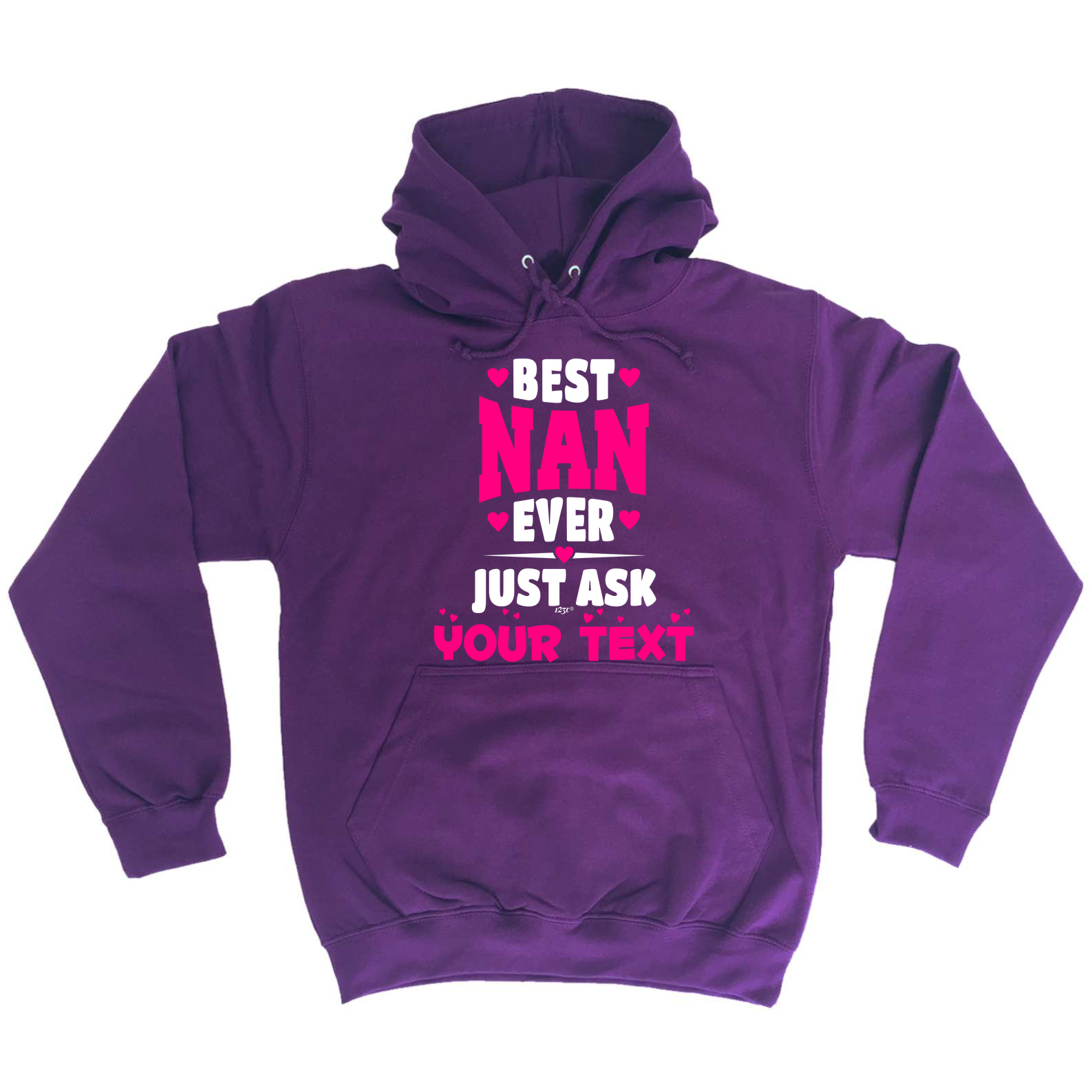 Divertida Sudadera con Capucha Best Nan Ask Your Text Broma Camiseta Regalo Novedad SUDADERA CON CAPUCHA - Imagen 10 de 17
