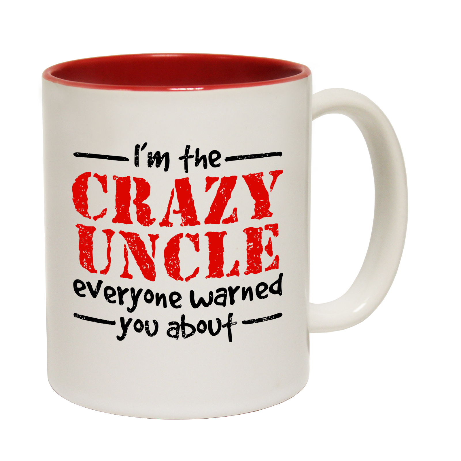 Fishing Mugs Drowning Worms Im The Crazy Uncle Family Giant Large NOVELTY Mug 