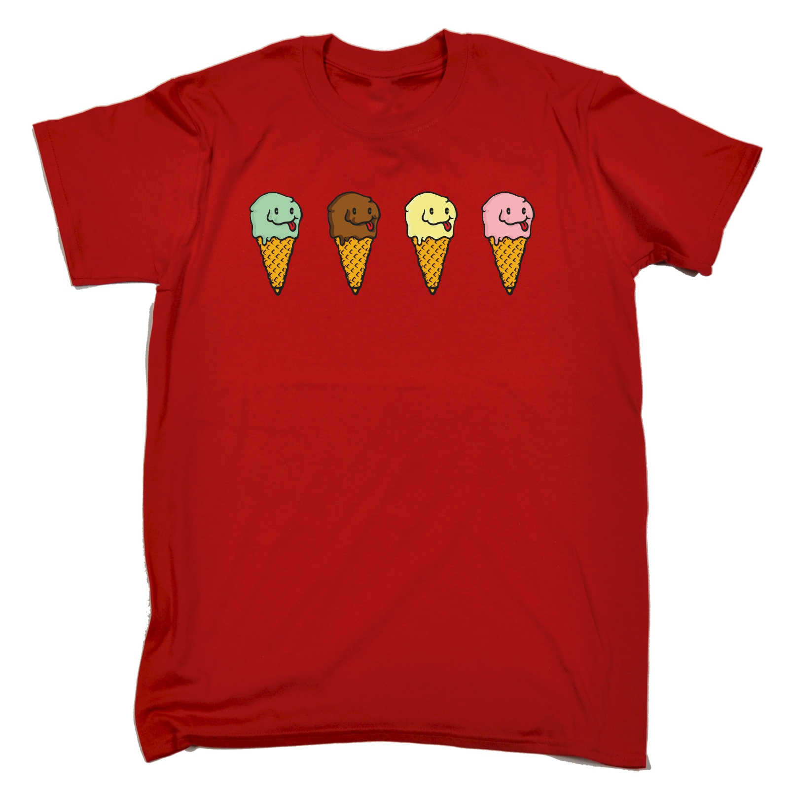 4 Cheeky Ice Creams MENS T-SHIRT tee birthday gift present summer funny fashion 
