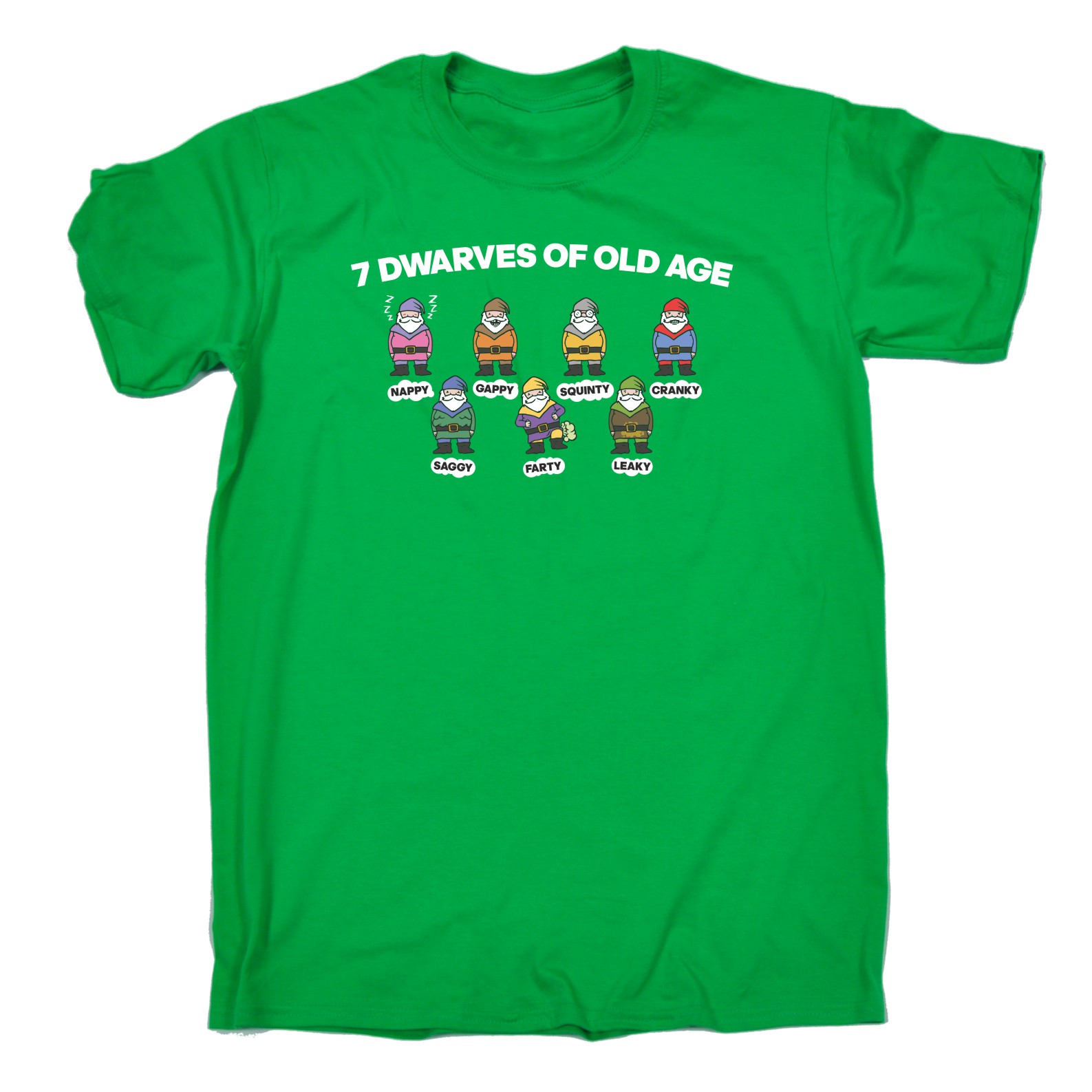Mens 7 Dwarves Of Old Age Funny Joke Adult Humour TSHIRT birthday eBay
