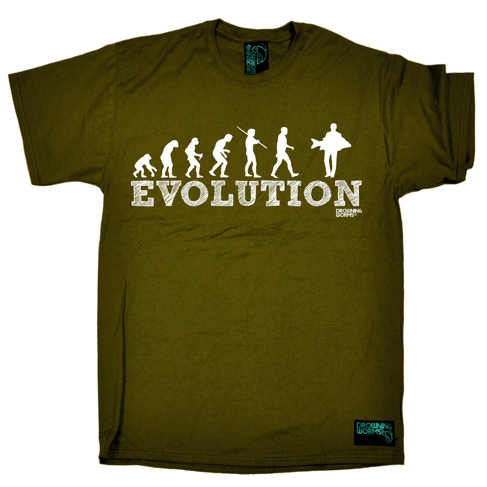 Fishing Evolution Carp angling fish rod reel funny Birthday?tee T-SHIRT - Picture 17 of 24
