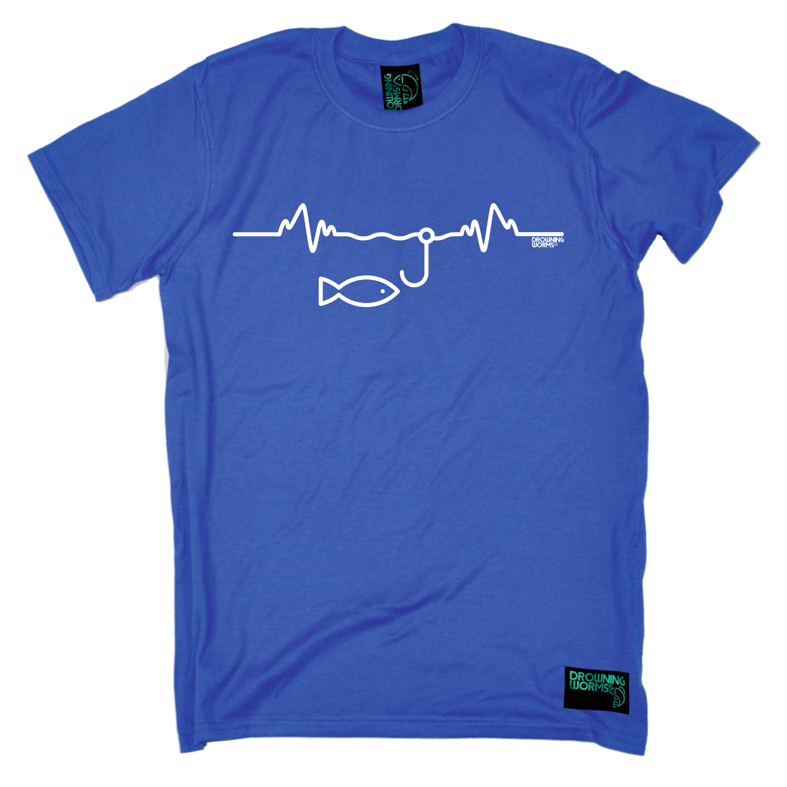 Fishing Fish Pulse angling fish rod reel funny top Birthday?tee tshirt T-SHIRT - Picture 21 of 24