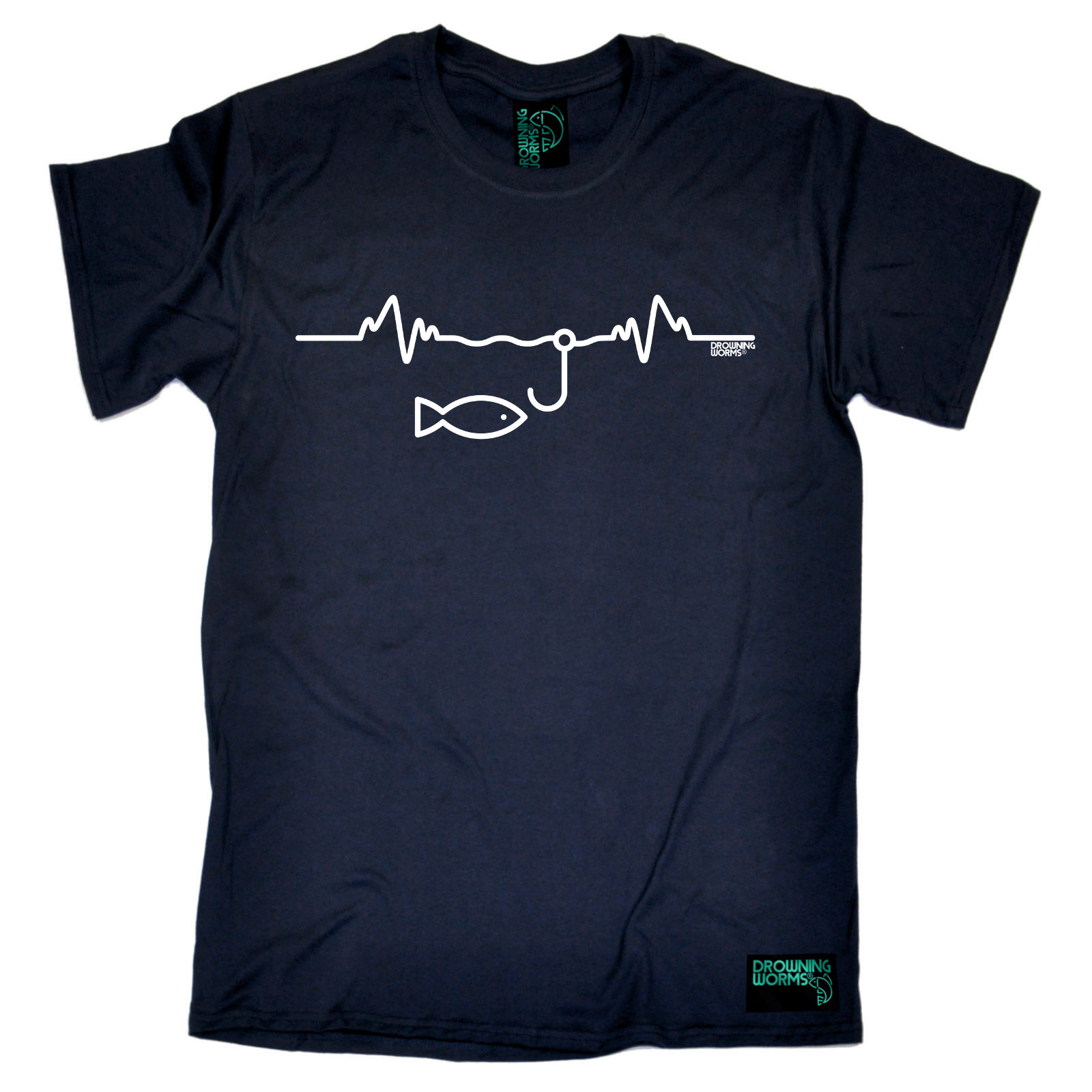 Fishing Fish Pulse angling fish rod reel funny top Birthday?tee tshirt T-SHIRT - Picture 14 of 24