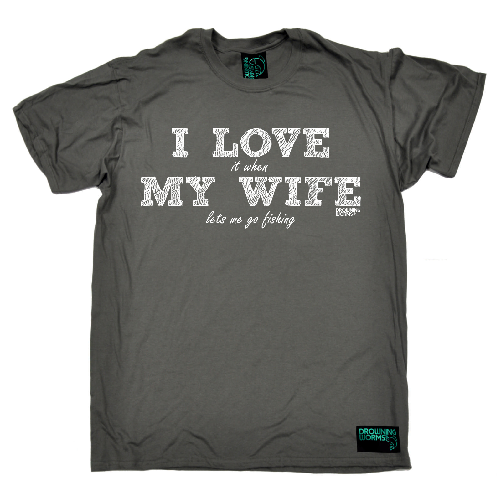 Angeln I Love It When My Wife Angeln Angelrute Rolle lustig Geburtstag T-SHIRT - Bild 6 von 24