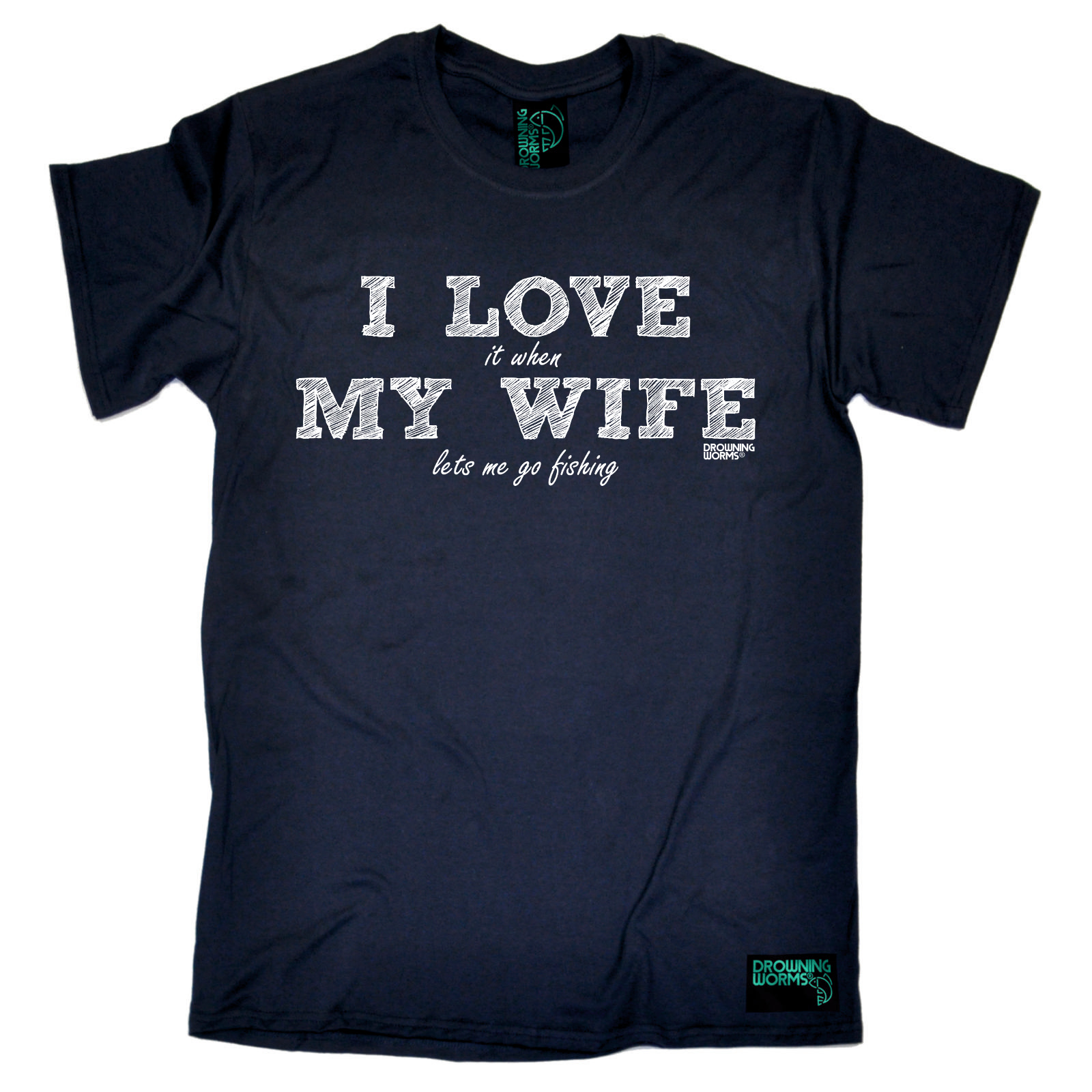Angeln I Love It When My Wife Angeln Angelrute Rolle lustig Geburtstag T-SHIRT - Bild 14 von 24