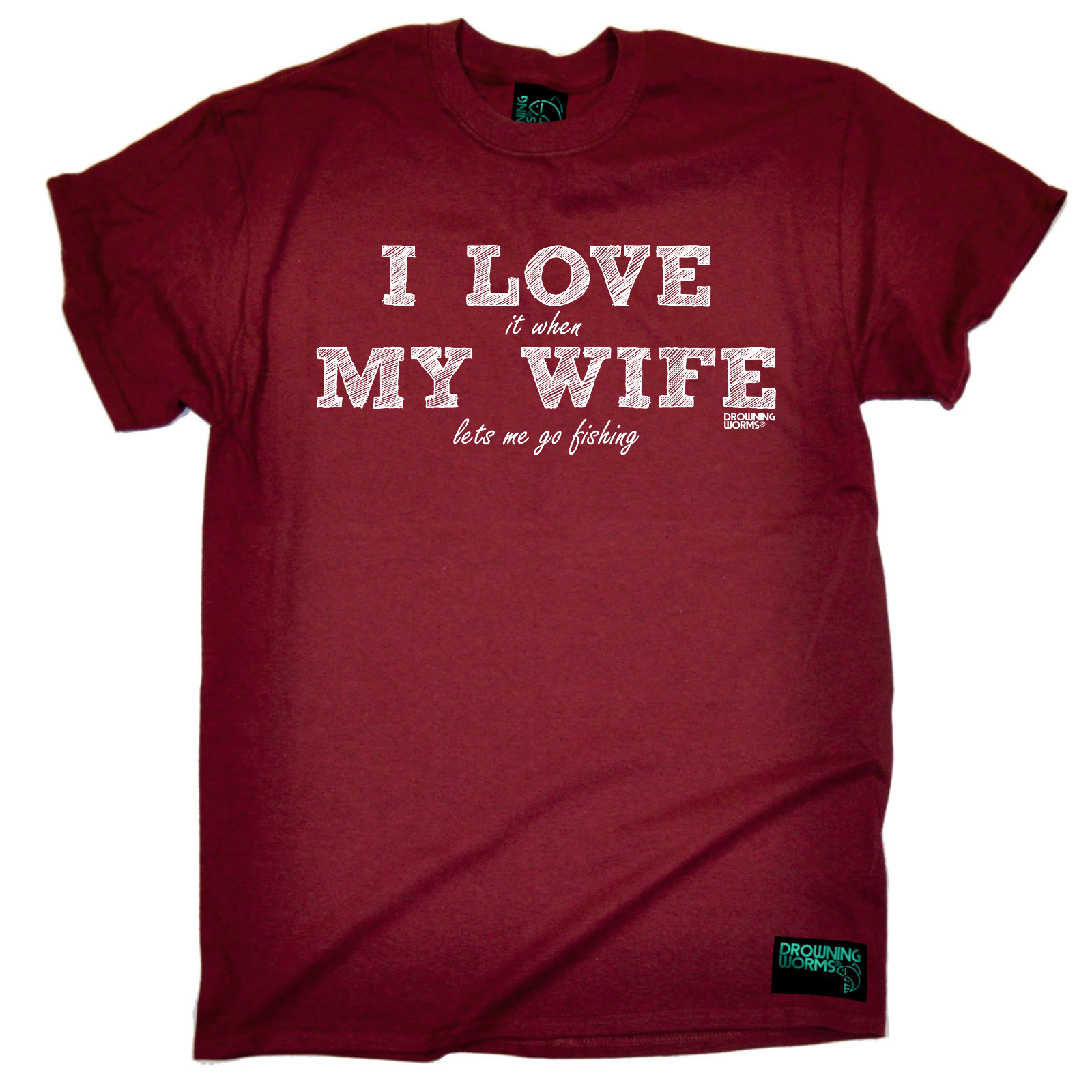Angeln I Love It When My Wife Angeln Angelrute Rolle lustig Geburtstag T-SHIRT - Bild 10 von 24