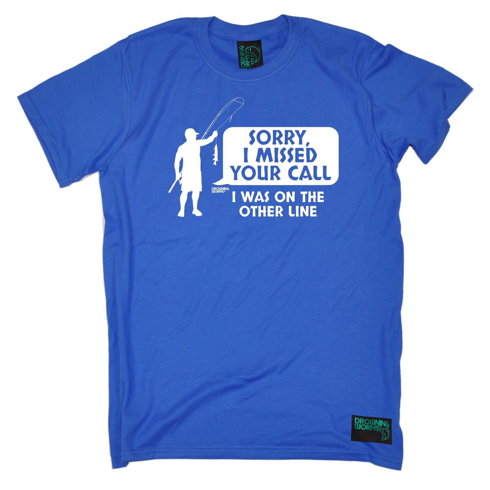 Fishing Tee I Was On The Other Line fish rod reel funny Birthday T-SHIRT