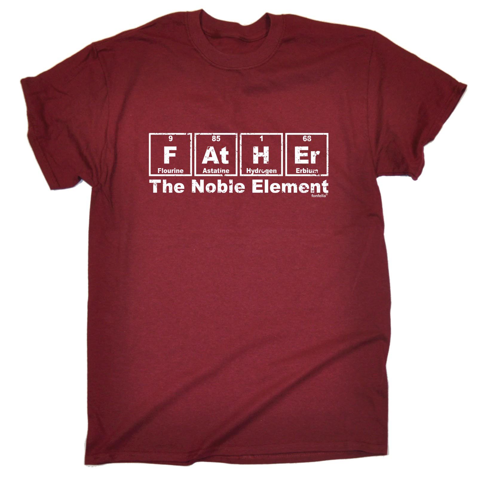 T-shirt uomo padre il nobile elemento divertente scherzo papà novità papà - Foto 5 di 9