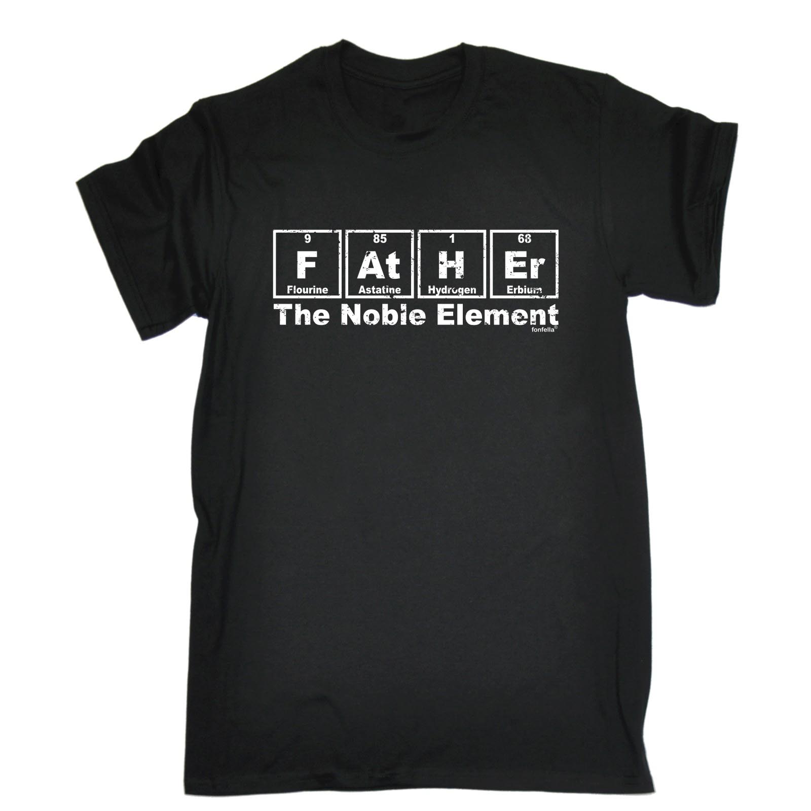 T-shirt uomo padre il nobile elemento divertente scherzo papà novità papà - Foto 2 di 9