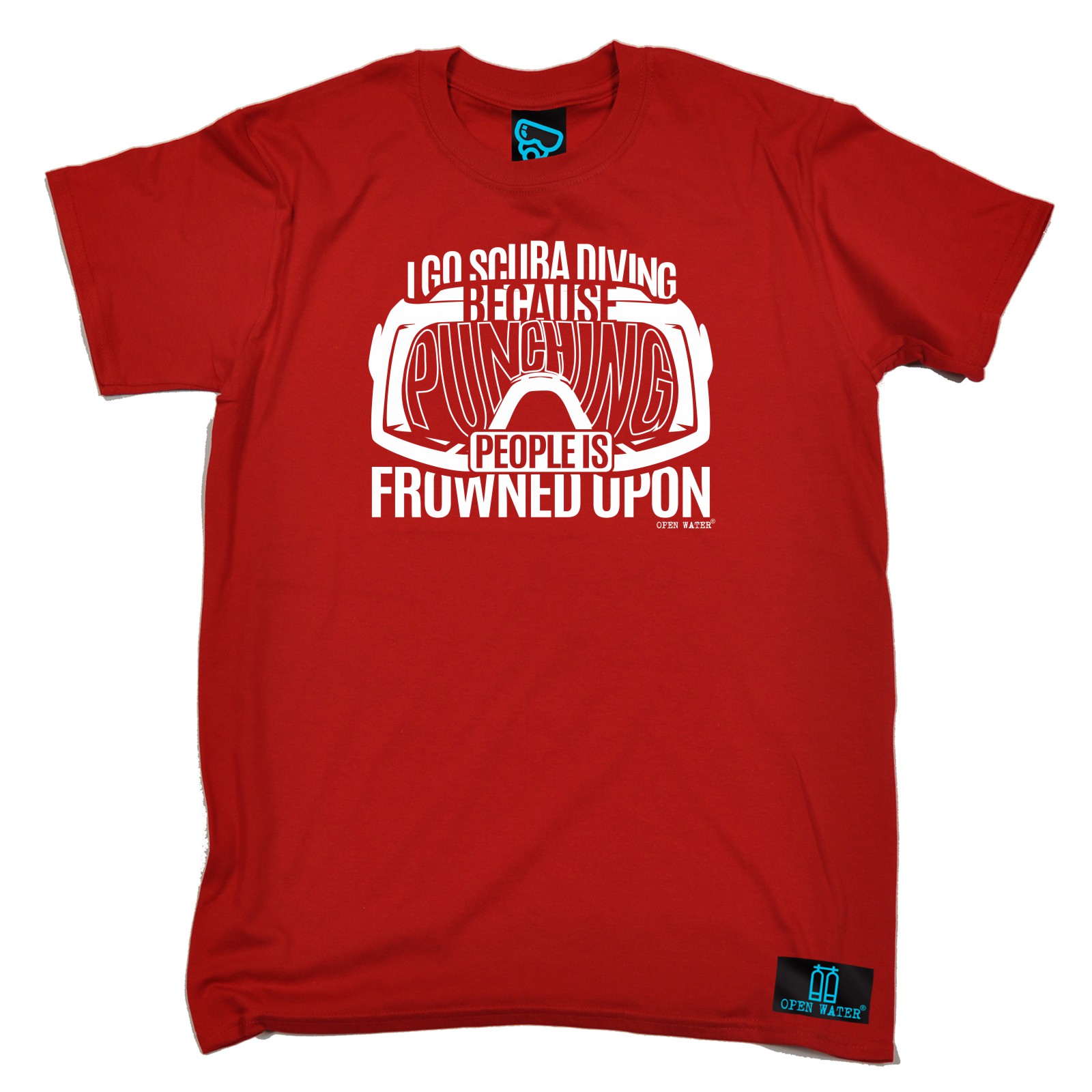 Diving Scuba Diving Because Punching People diver funny Birthday T-SHIRT - Picture 26 of 33