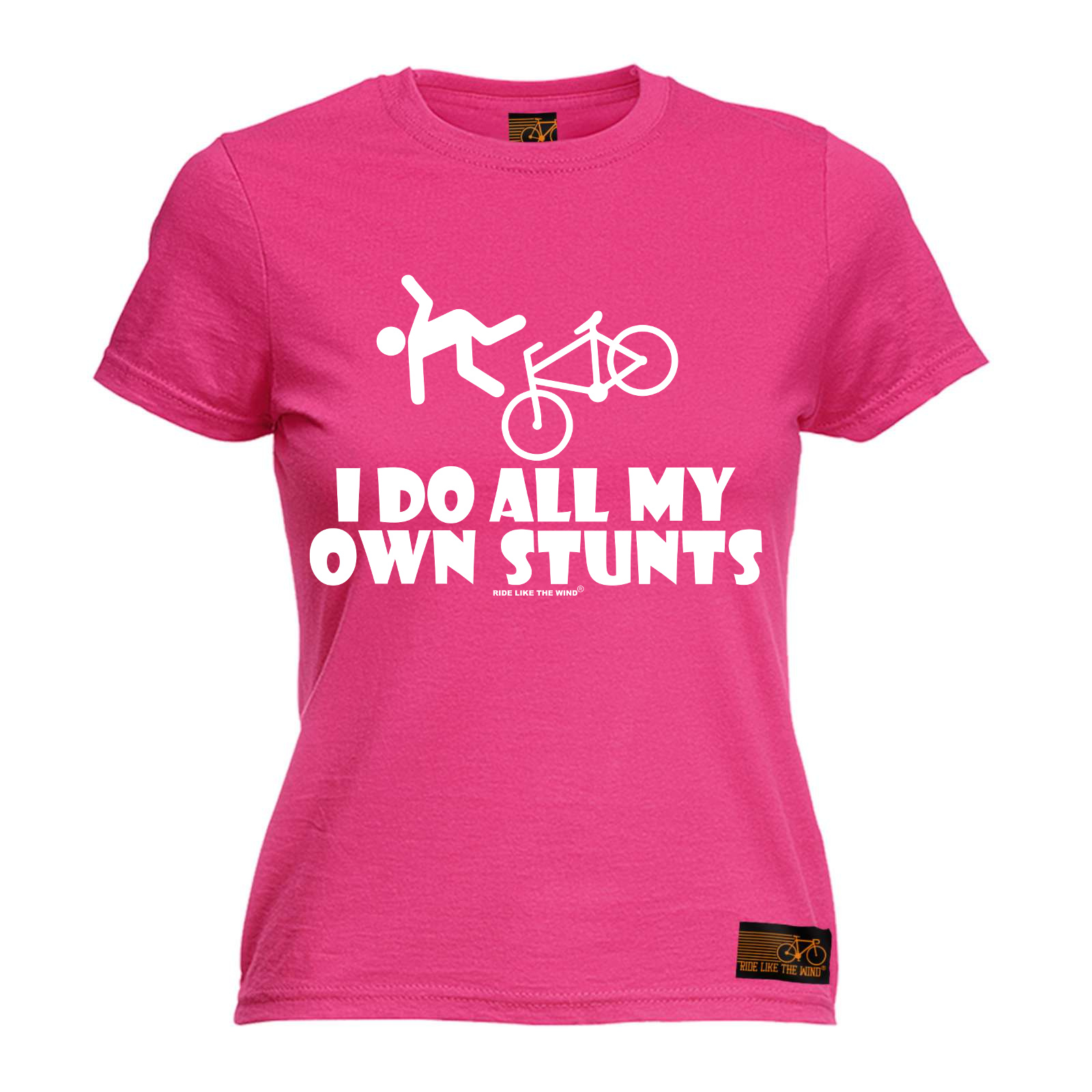 Ladies Cycling I Do My Own Stunts Bike funny top Birthday tee T