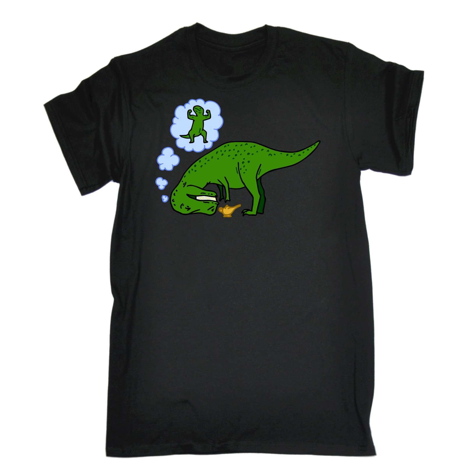 Camiseta Dinosaur Wish T-Rex Broma Divertida Regalo de Cumpleaños Regalo  para él ella | eBay