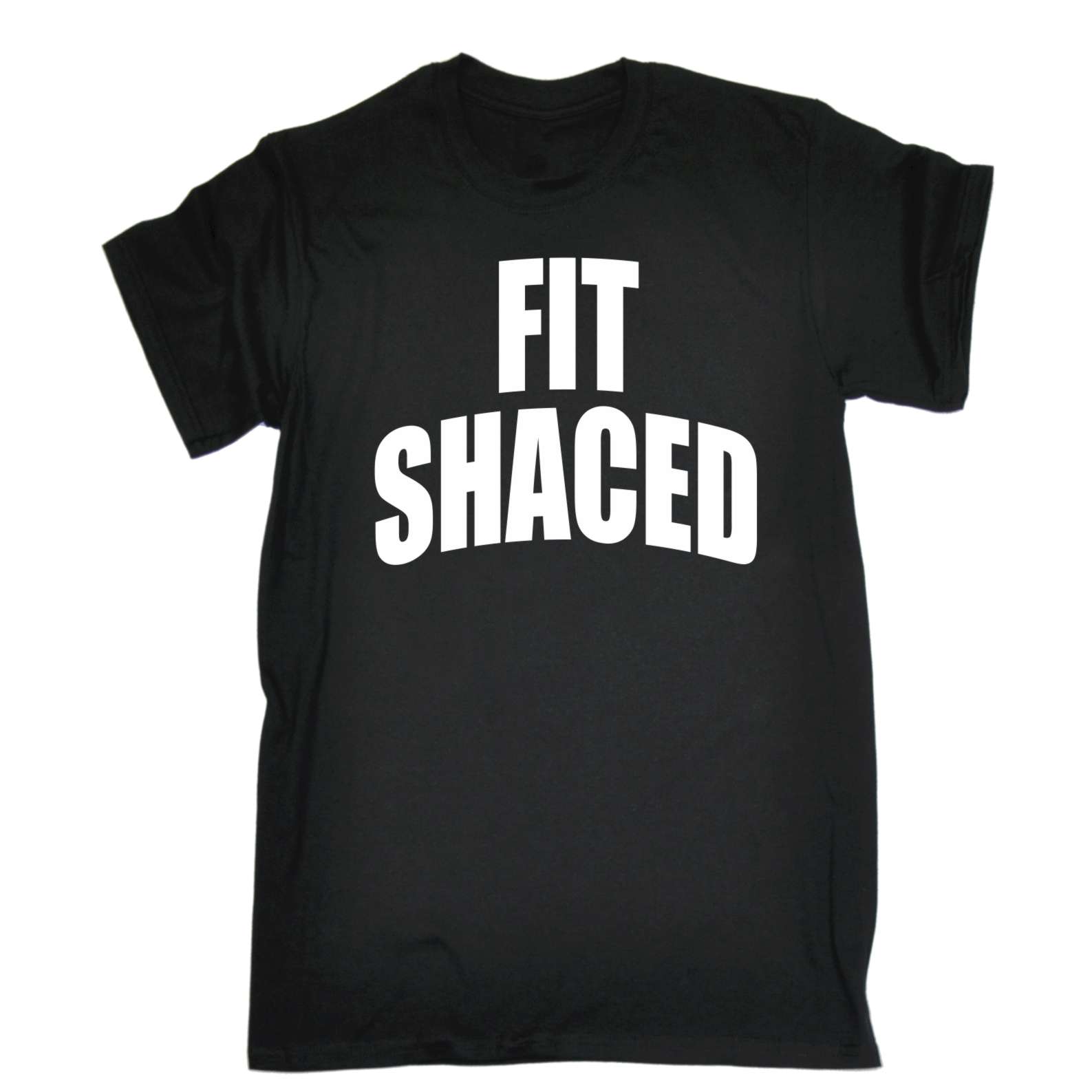 Funny Tee - Fit Shaced - Joke Humour Birthday T-SHIRT - Picture 2 of 9