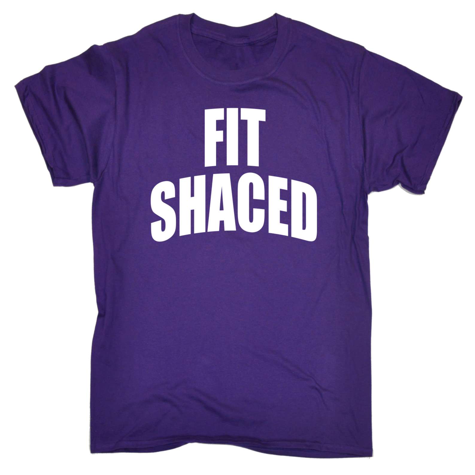 Funny Tee - Fit Shaced - Joke Humour Birthday T-SHIRT - Picture 7 of 9