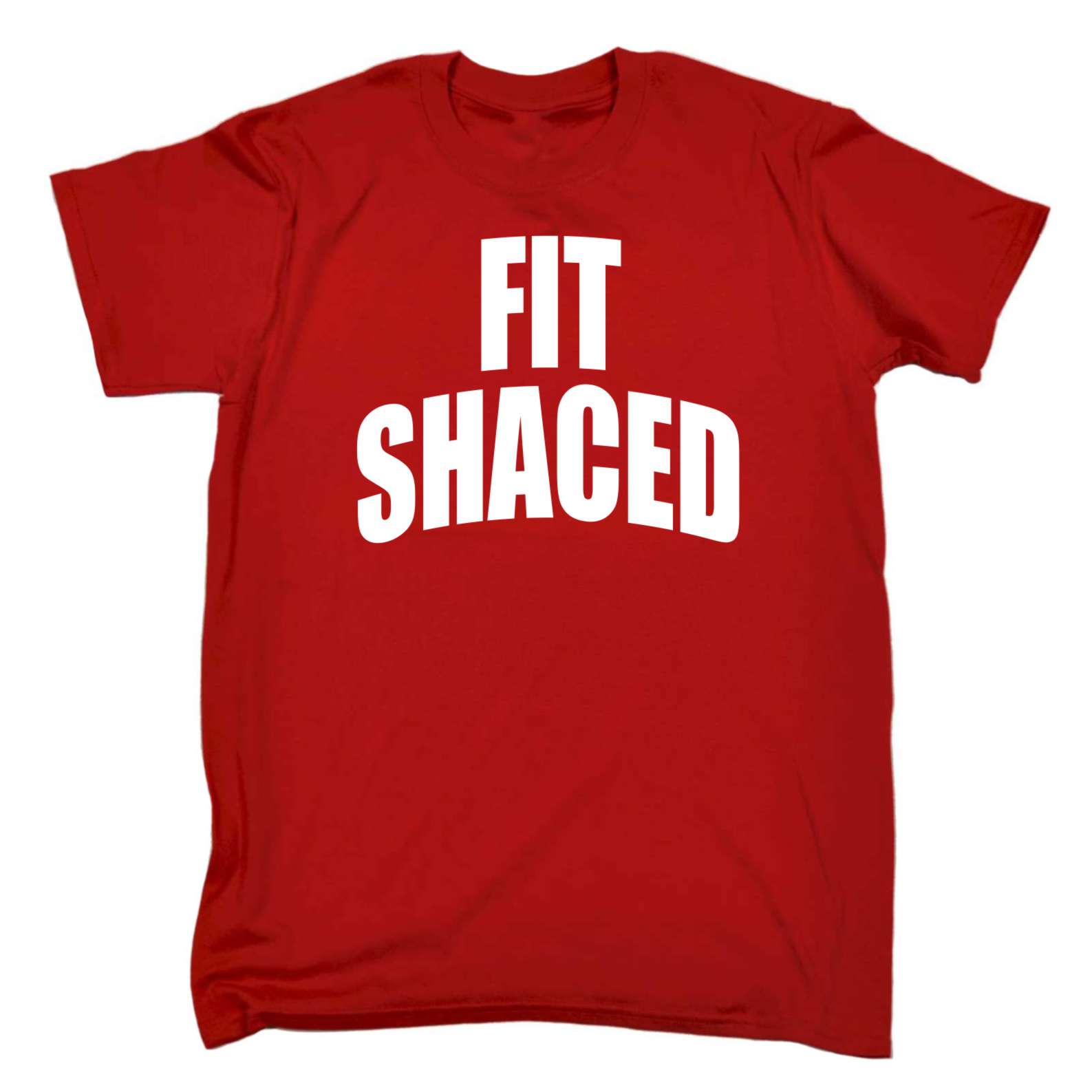 Funny Tee - Fit Shaced - Joke Humour Birthday T-SHIRT - Picture 8 of 9