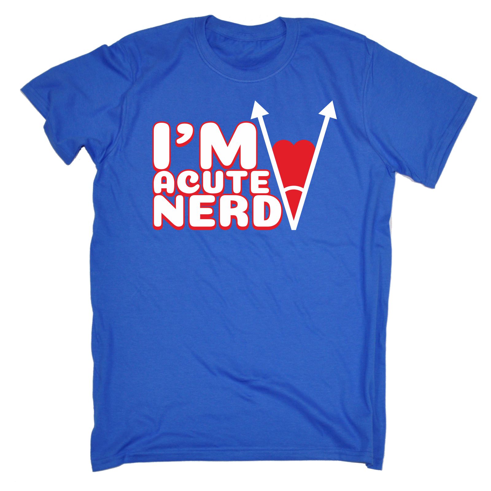 I'm Acute Nerd MENS T-SHIRT birthday maths college university geek nerd fashion - Picture 8 of 8