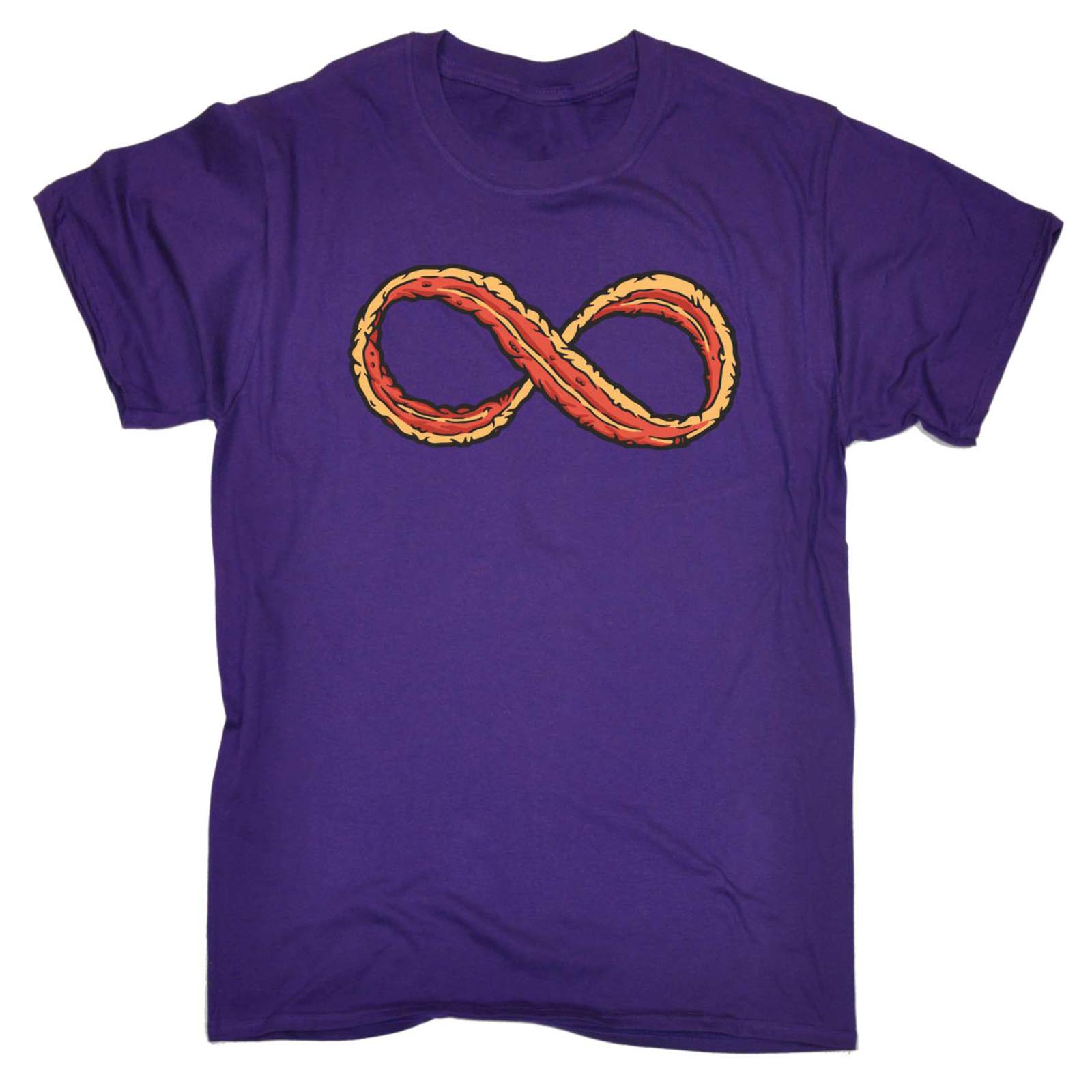 Herren T-SHIRT Infinity Speck lustig Witz USA Fleischliebhaber Humor - Bild 7 von 9