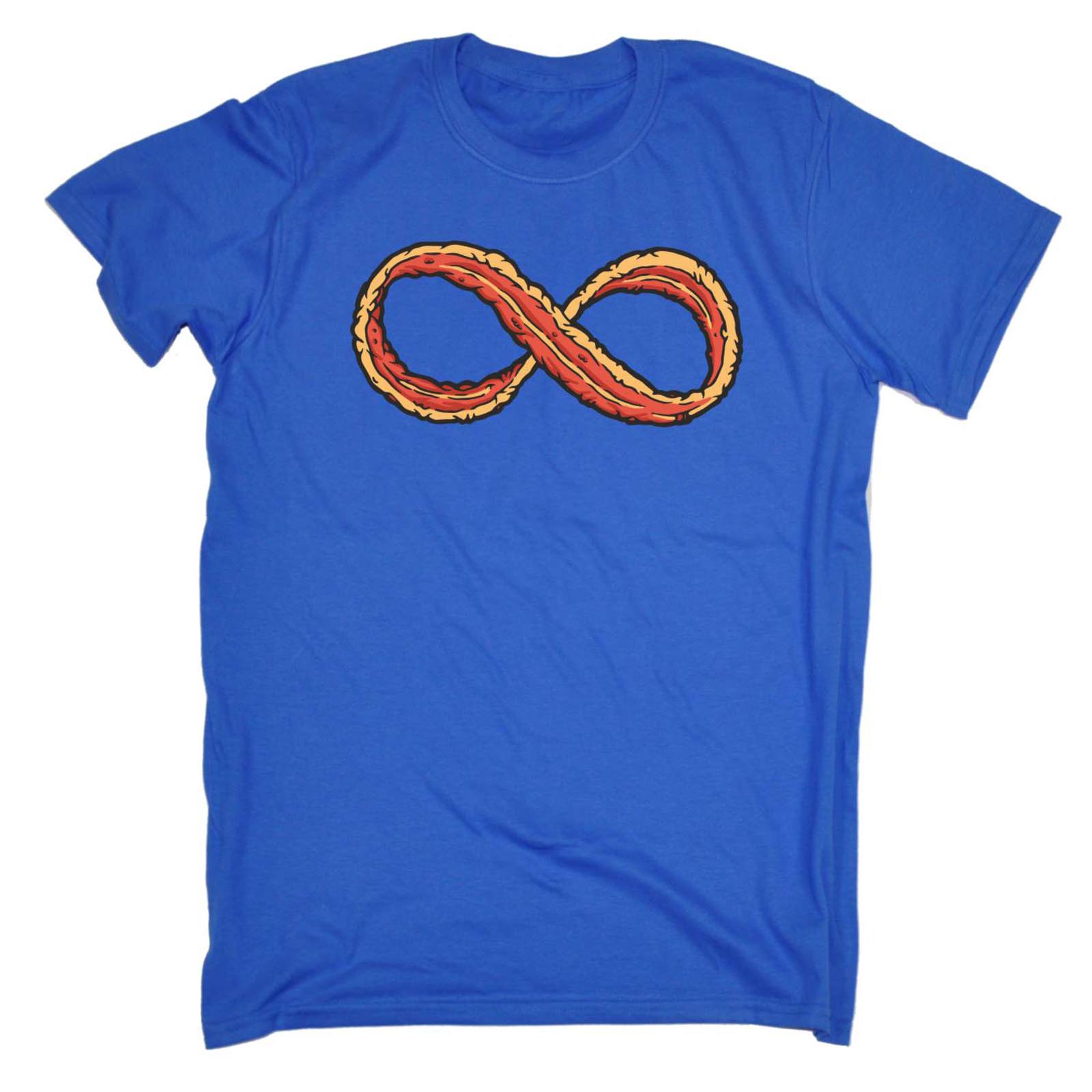 Herren T-SHIRT Infinity Speck lustig Witz USA Fleischliebhaber Humor - Bild 9 von 9