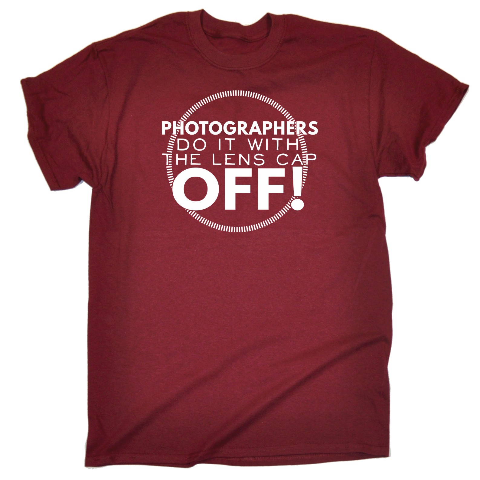 T-SHIRT DIVERTENTE i fotografi lo fanno con il tappo obiettivo fuori fotocamera fotografia - Foto 5 di 9