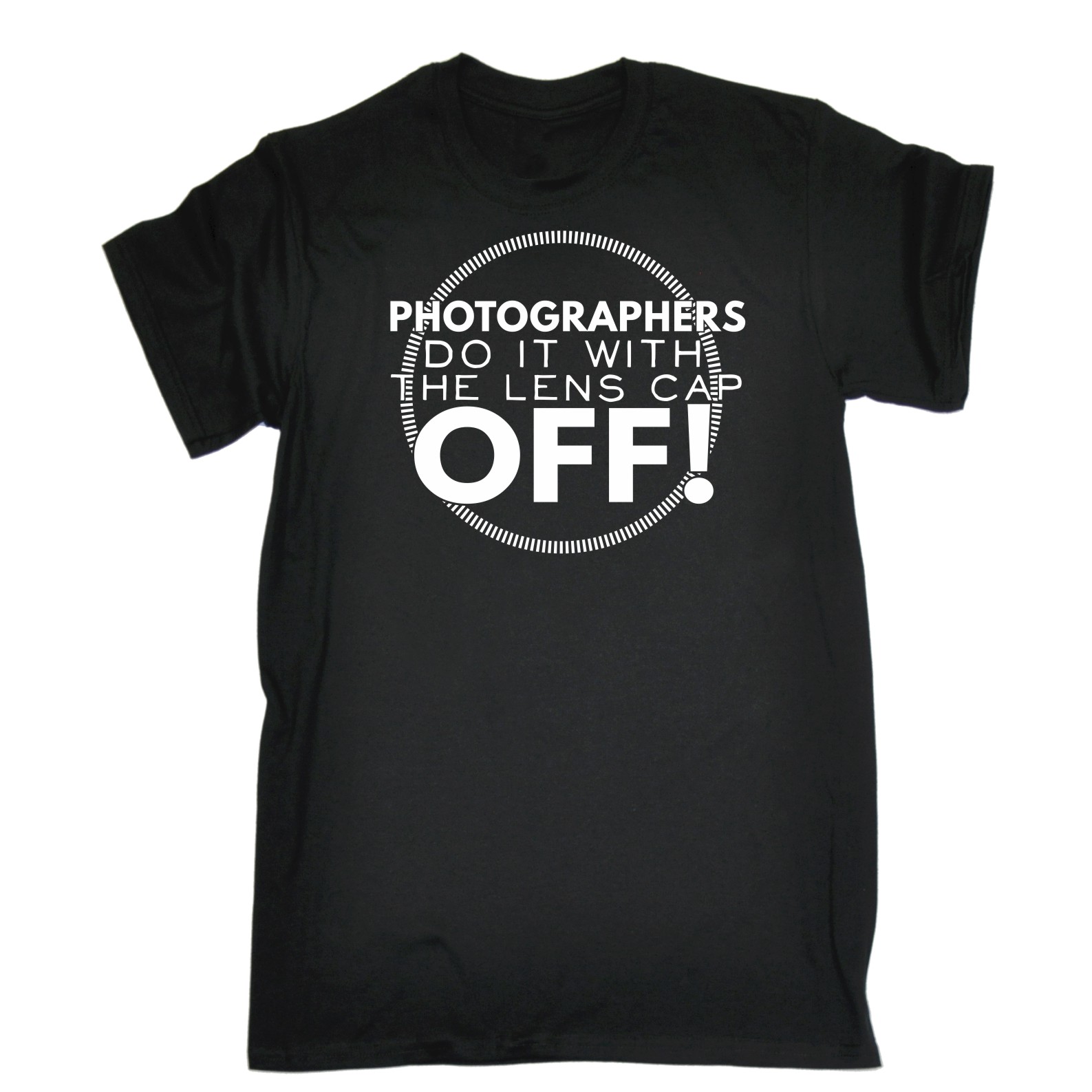 T-SHIRT DIVERTENTE i fotografi lo fanno con il tappo obiettivo fuori fotocamera fotografia - Foto 2 di 9