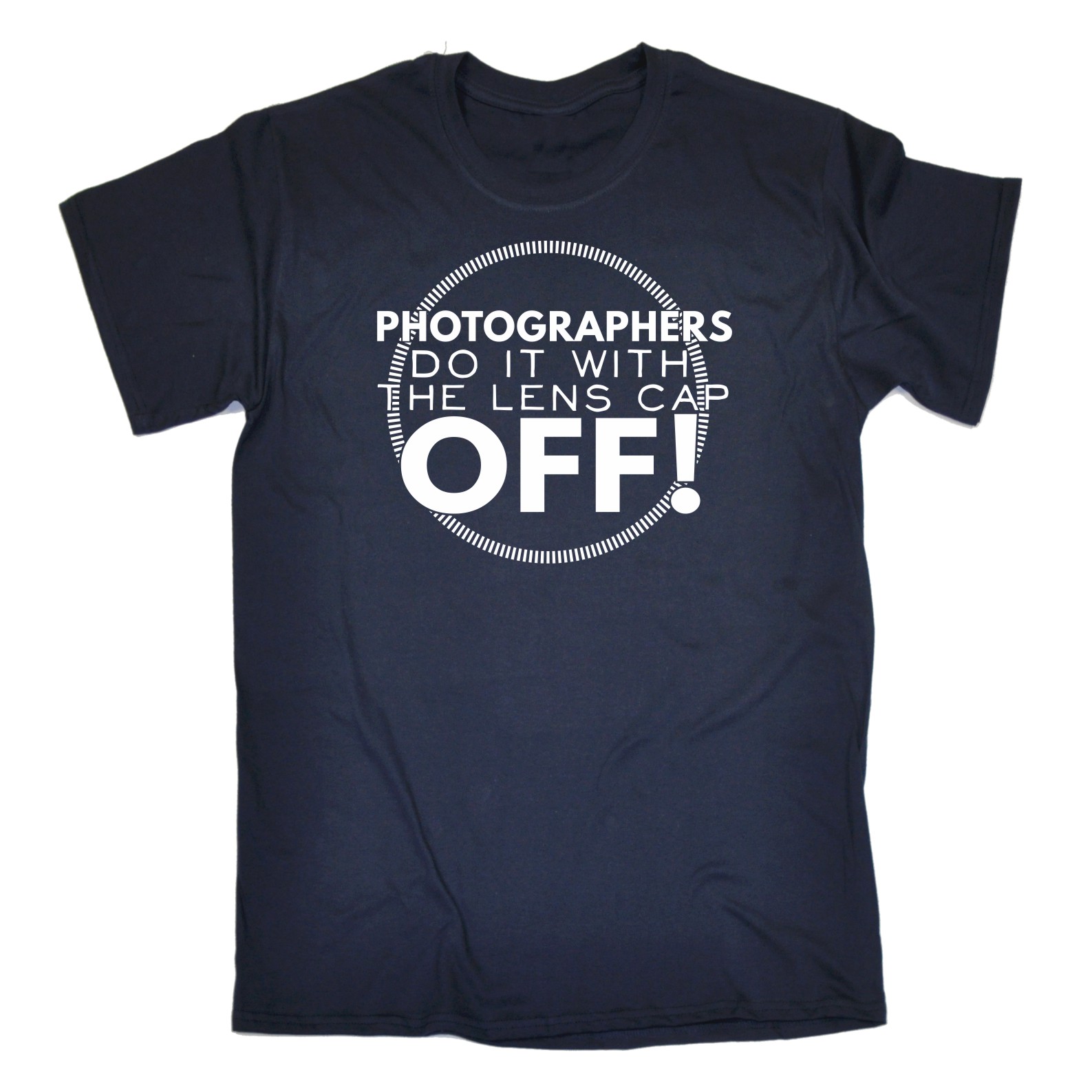 T-SHIRT DIVERTENTE i fotografi lo fanno con il tappo obiettivo fuori fotocamera fotografia - Foto 6 di 9