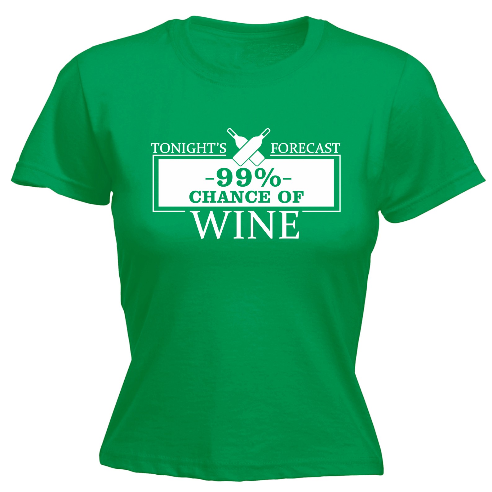 thumbnail 3 - Tonight Forecast 99% Chance Of Wine Funny Joke Adult Humour FITTED T-SHIRT Cool