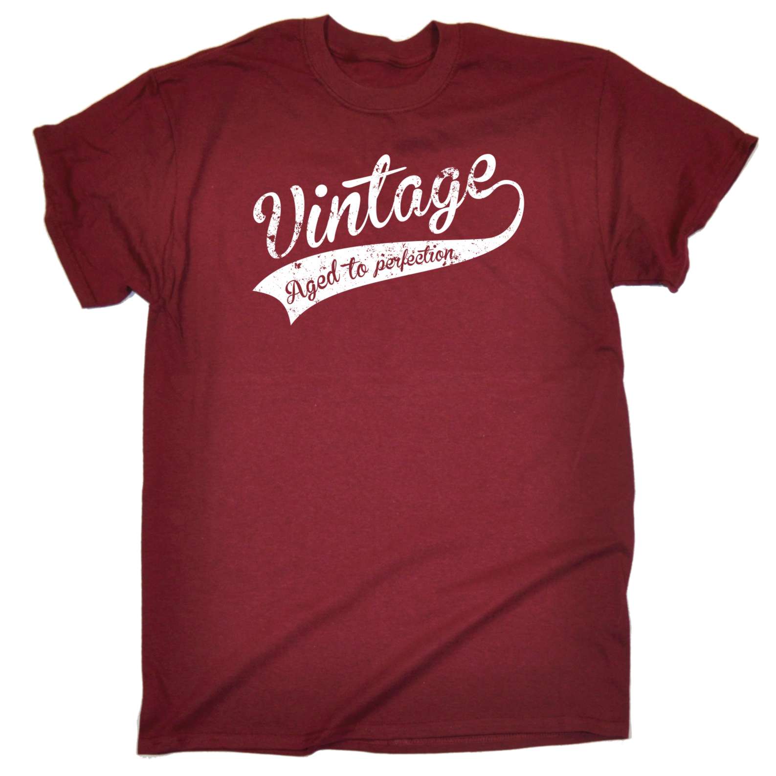 Funny Mens T Shirts Vintage Aged To Perfection Old T Shirt Birthday