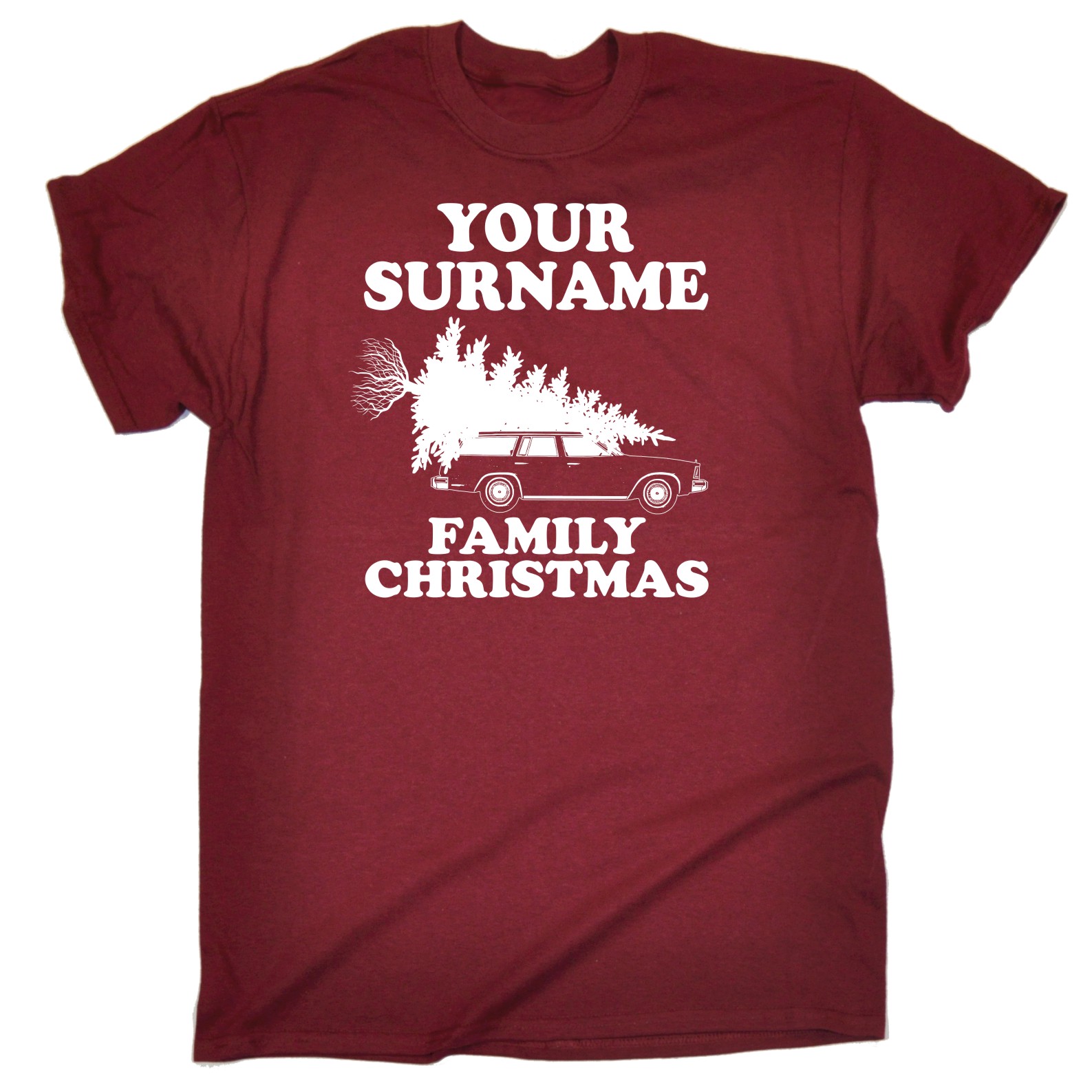 Men's YOUR TEXT PERSONALISED Family Christmas Funny Xmas TSHIRT  eBay