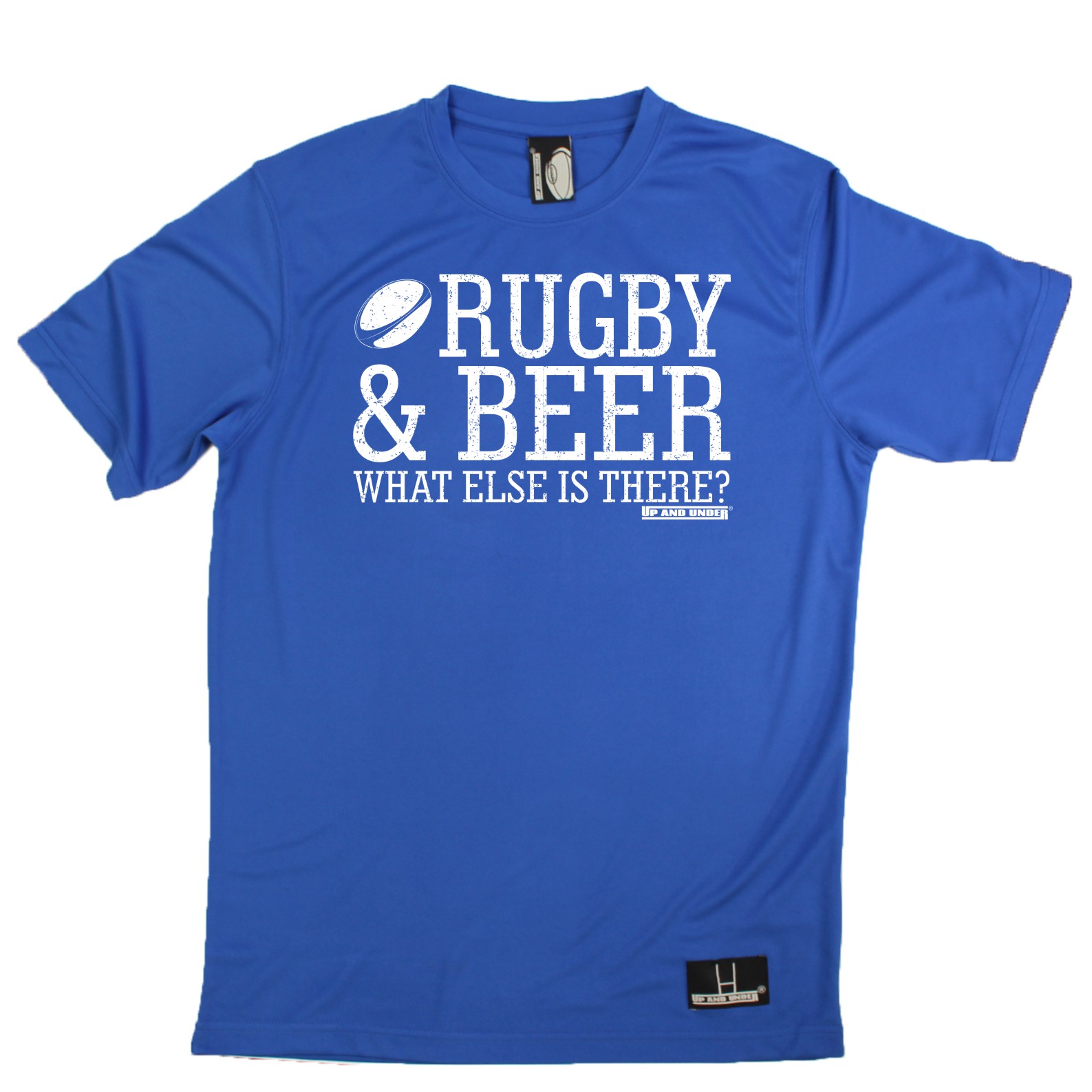 U&U Drinking With A Chance Of Rugby Dry Fit Breathable Sports T-SHIRT 