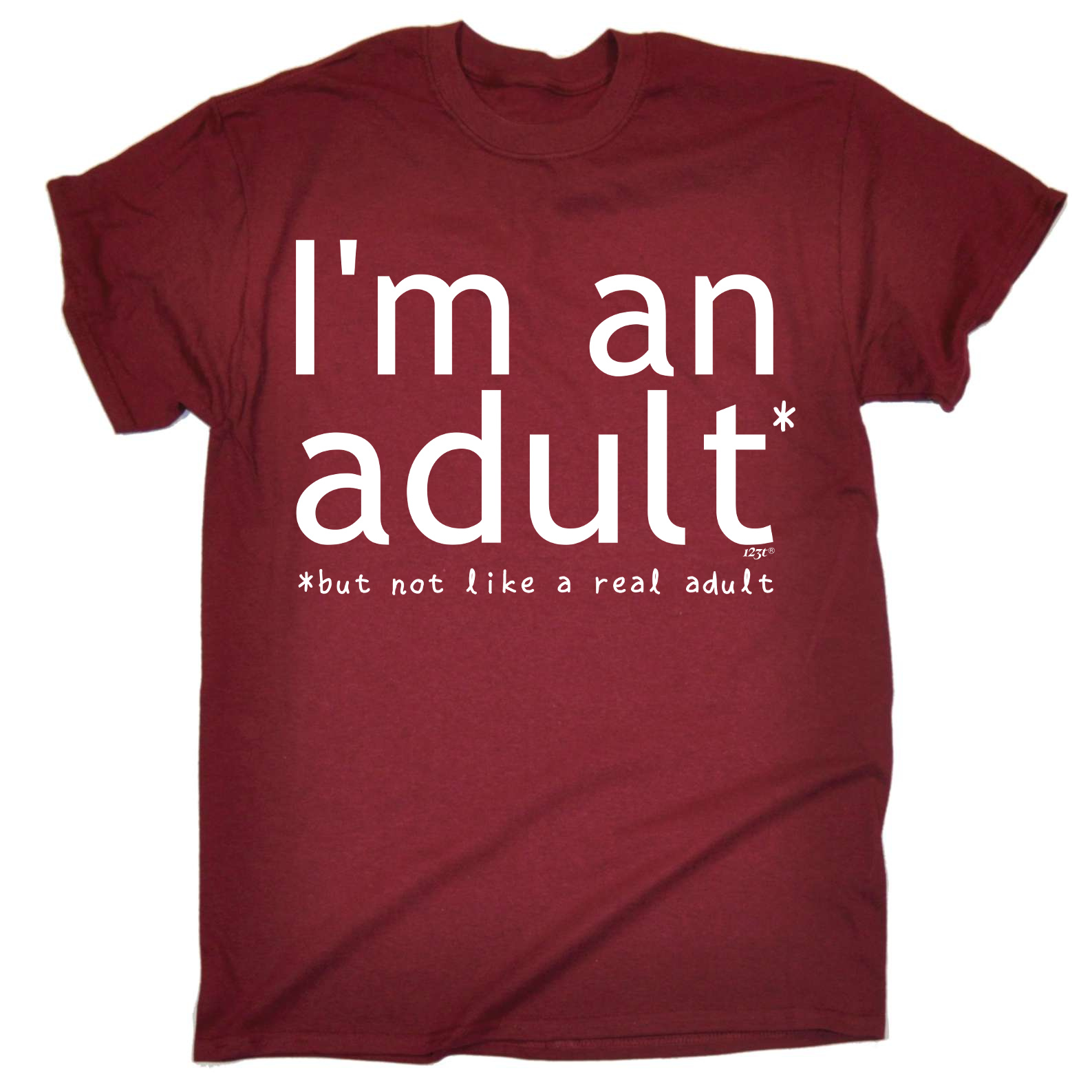 Funny T Shirt - Im An Adult But Not - Birthday Joke tee Gift Novelty T ...