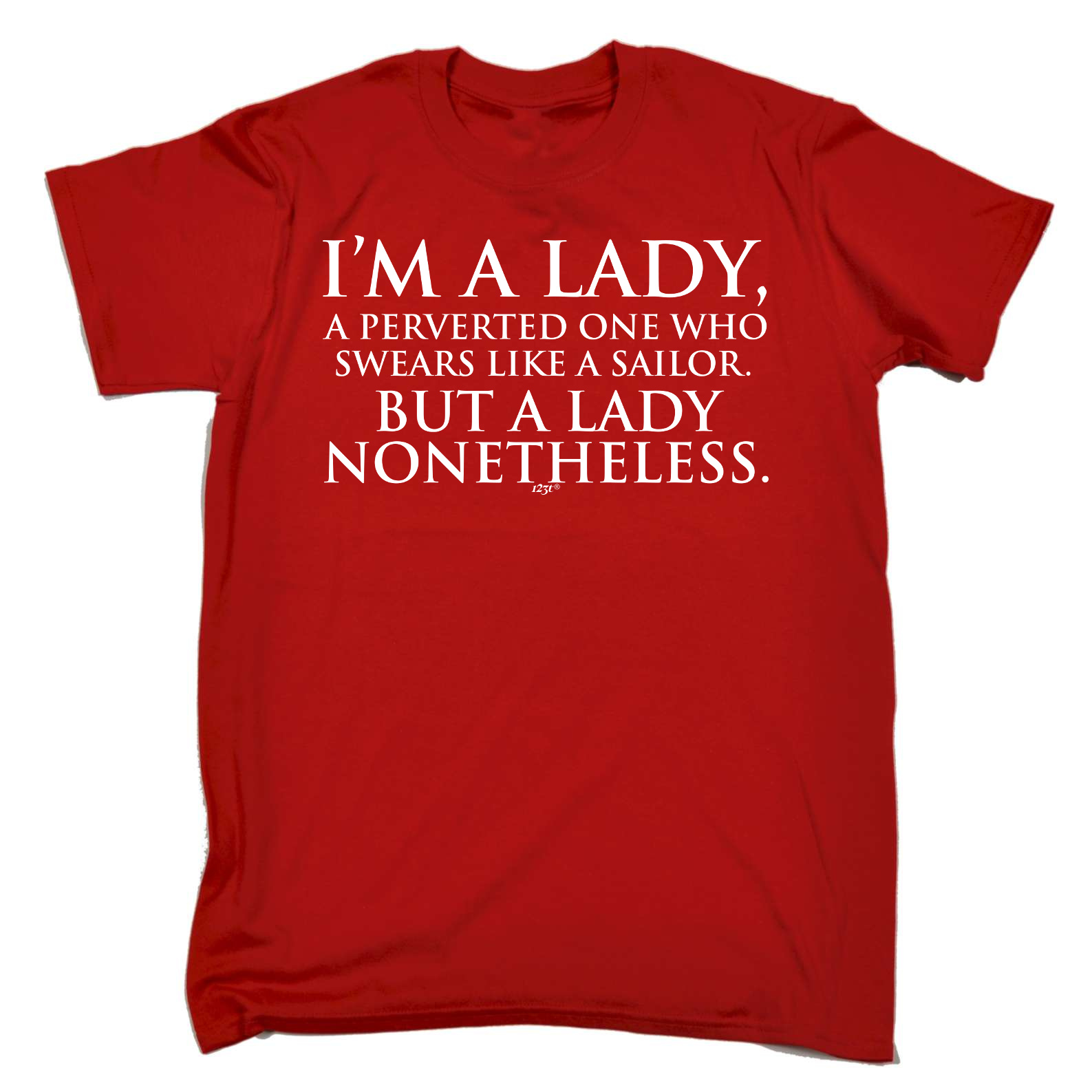 Funny T Shirt - Im A Lady Perverted - Birthday tee Gift Novelty tshirt ...